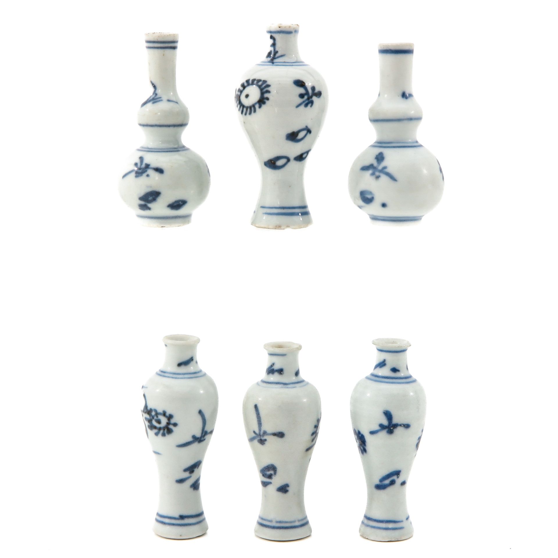 A Collection of 6 Miniature Vases - Image 3 of 10