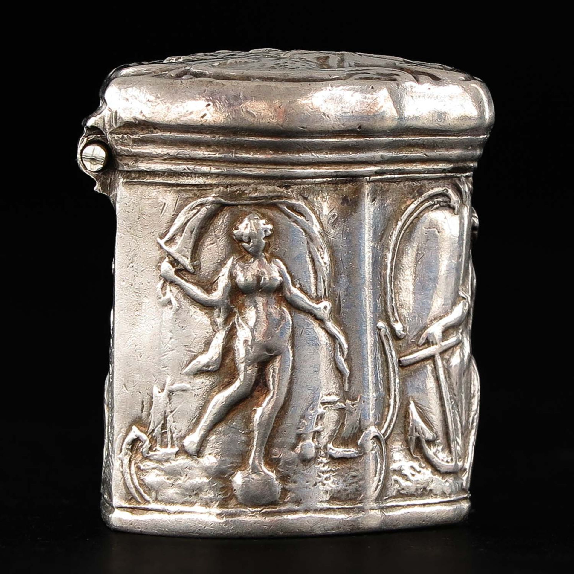 A Silver Scent Box or Lodereindoosje - Image 4 of 8