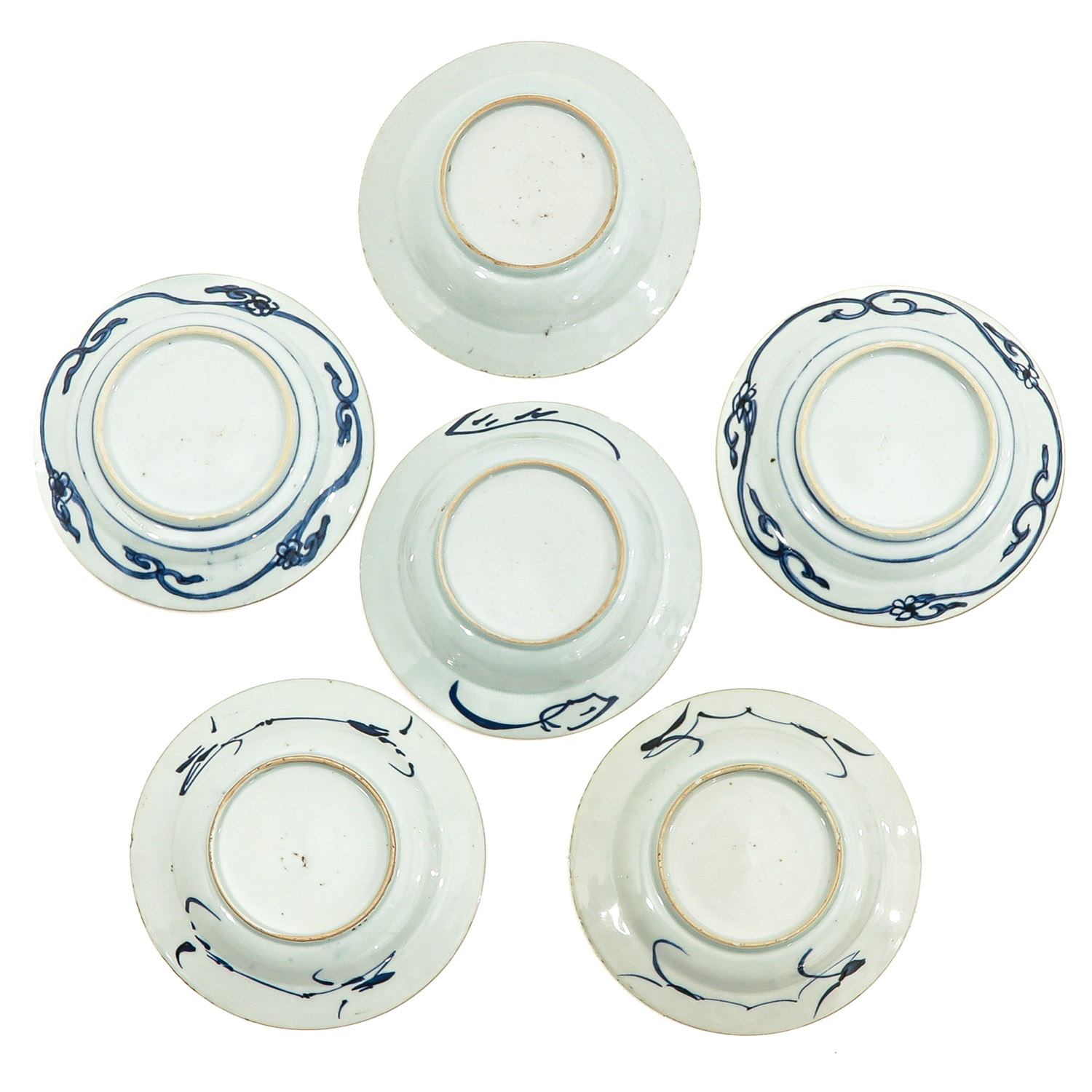 A Collection of 6 Blue and White Plates - Image 2 of 10