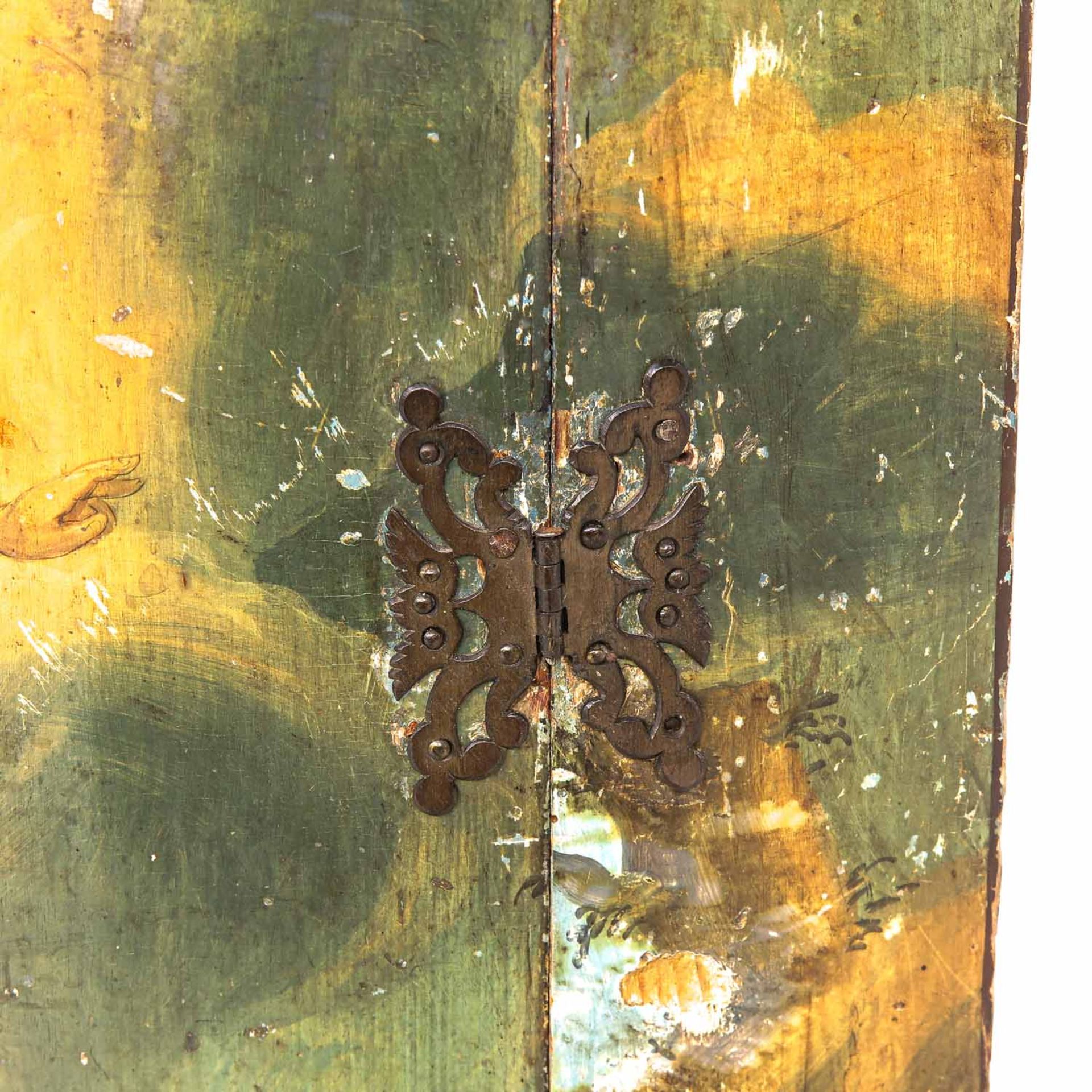 A 19th Century Hindelopen Corner Cabinet - Bild 8 aus 10
