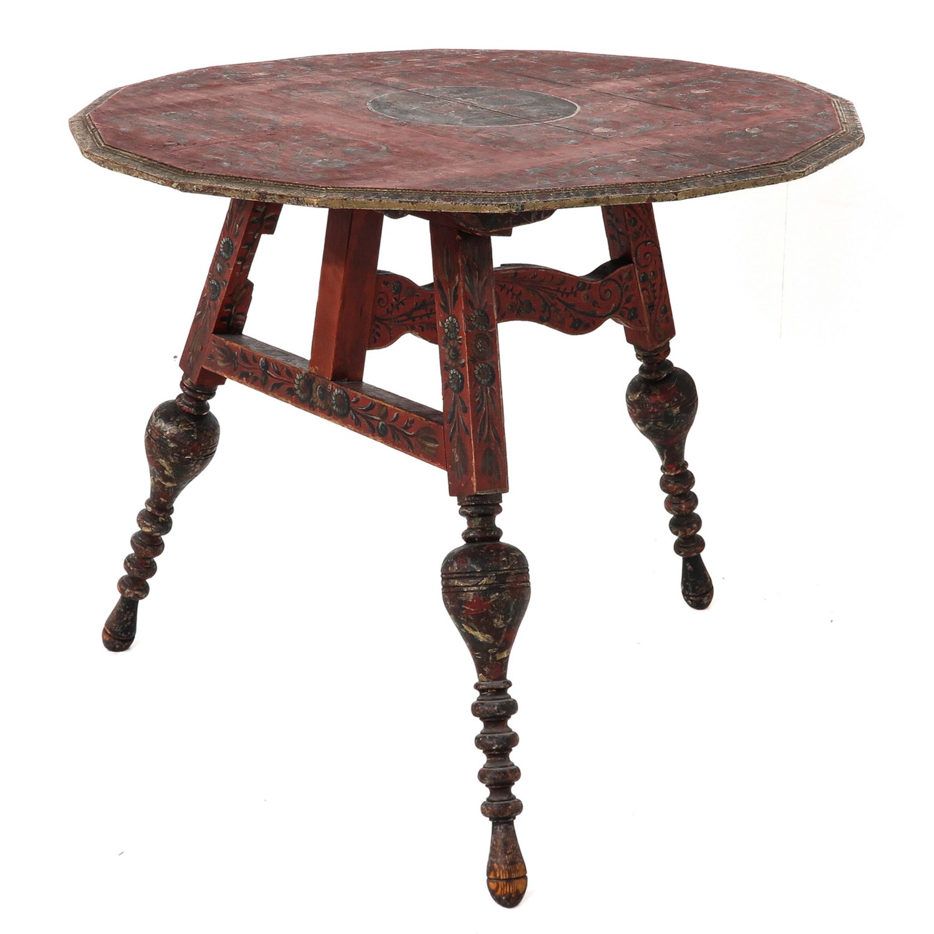 An 18th Century Hindelopen Table - Image 3 of 9