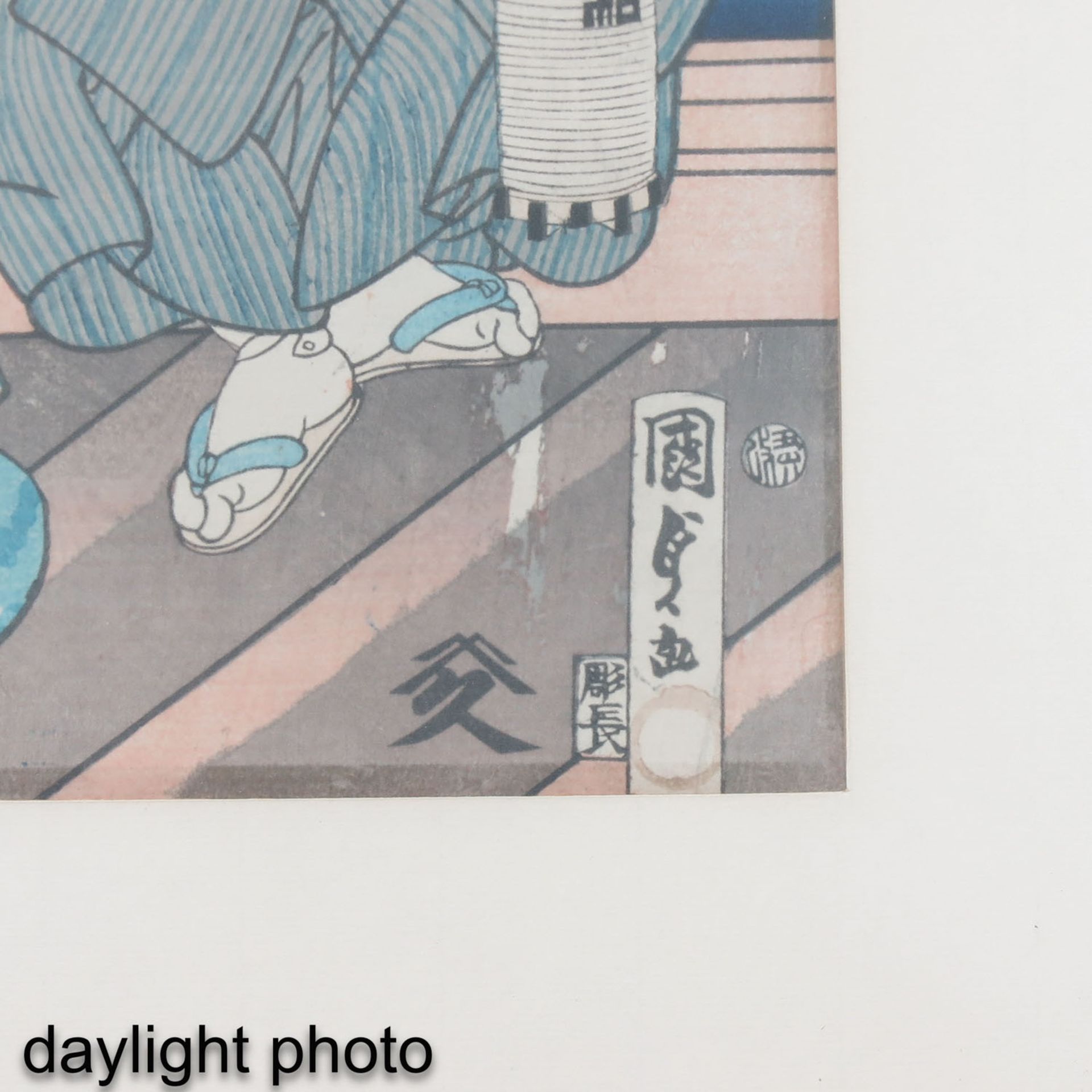 A Japanese Block Print - Bild 7 aus 9