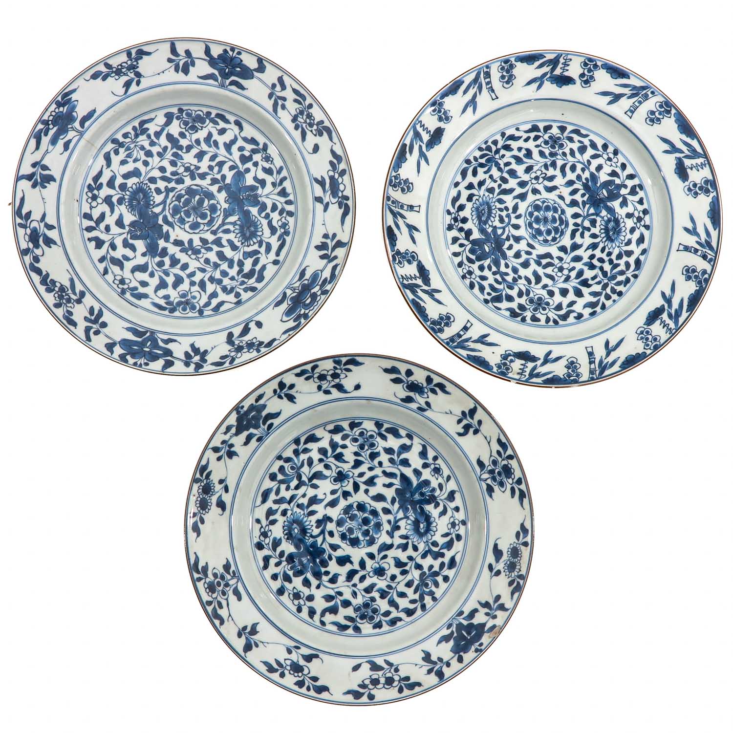 A Series of 9 Blue and White Plates - Image 7 of 10