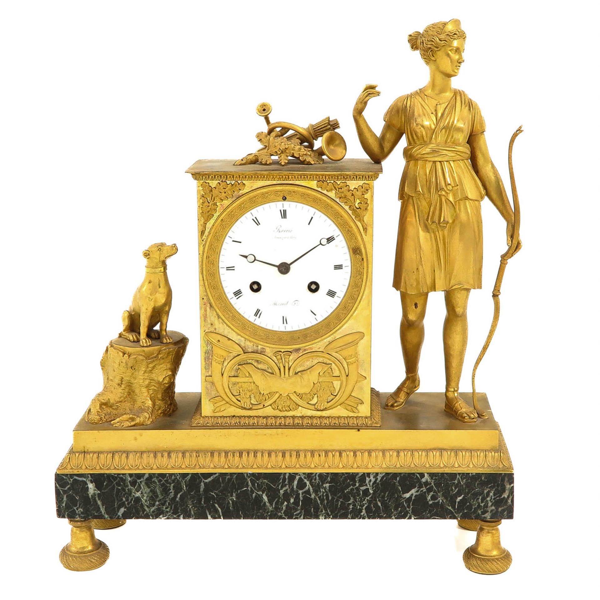 A Signed French Pendule