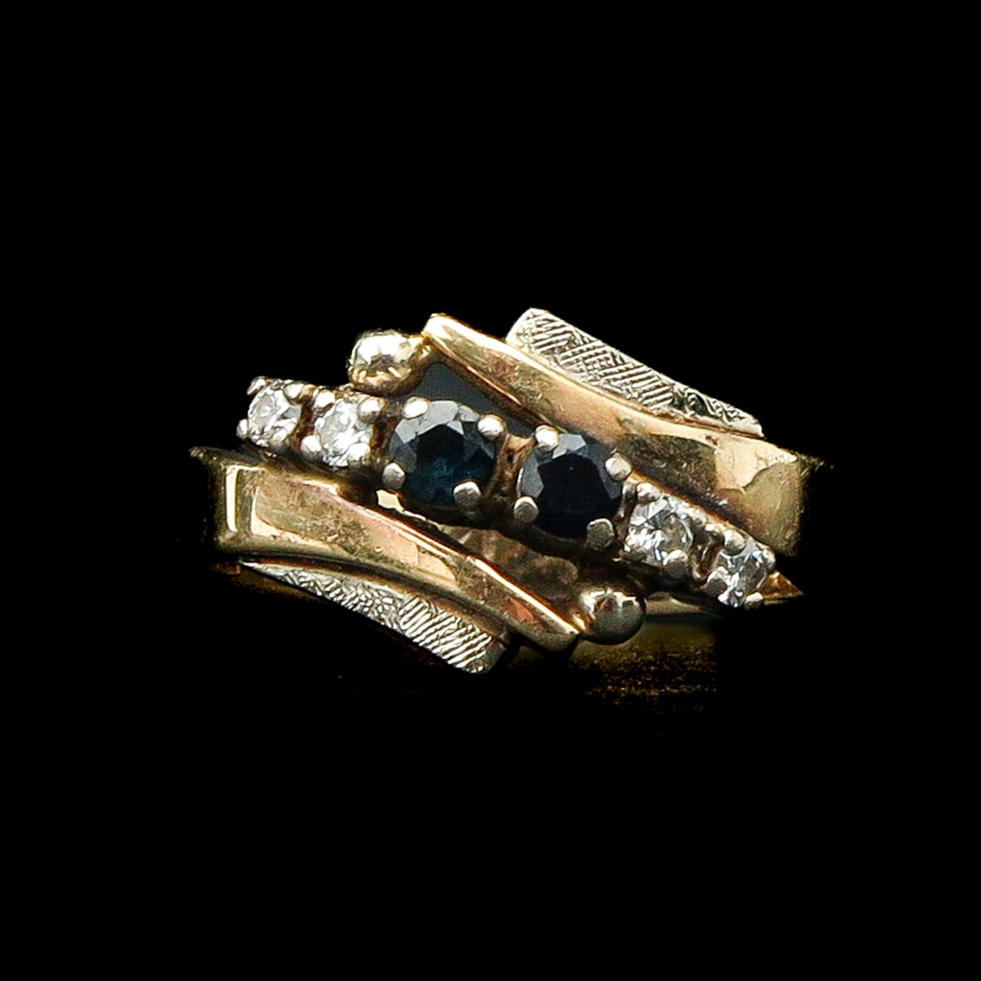 A 14KG Ladies Diamond Ring - Bild 2 aus 3