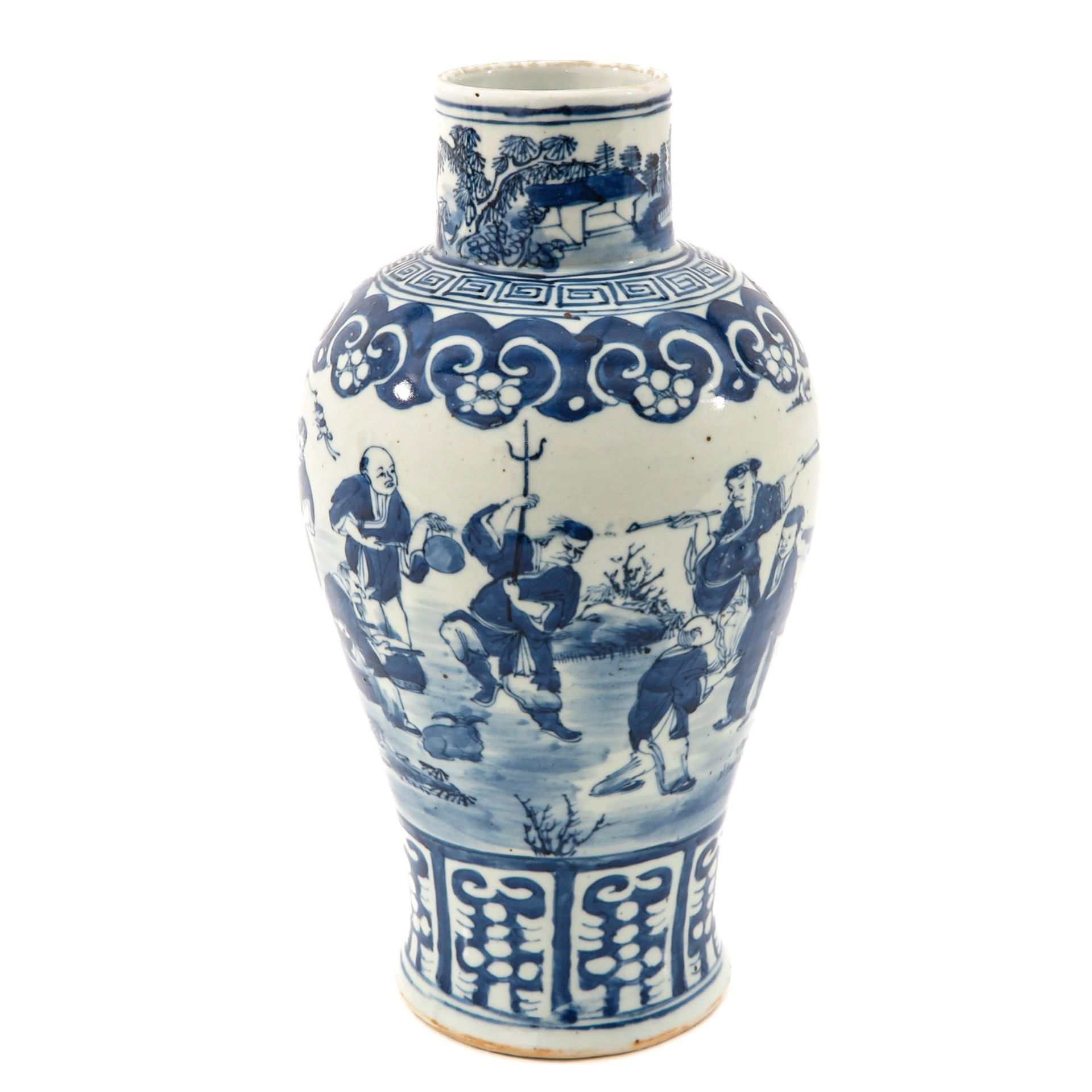 A Blue and White Vase