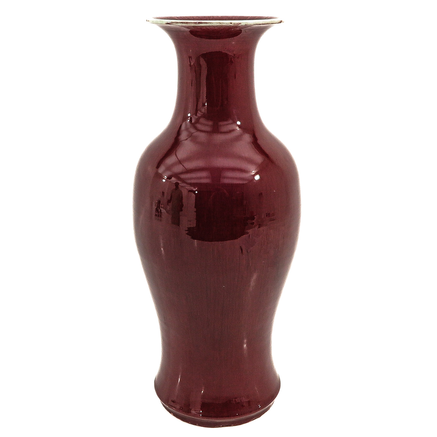 A Sang de Boeuf Decor Vase