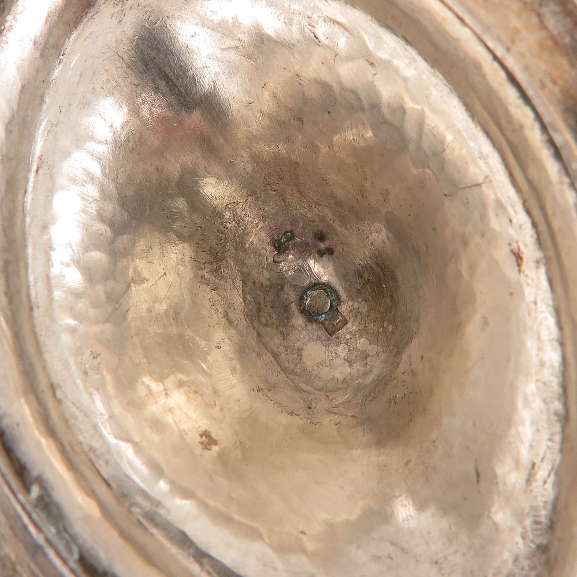 A Silver and Crystal Mustard Pot - Image 10 of 10
