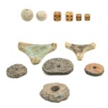 A Collection of Archeological Finds and Dice