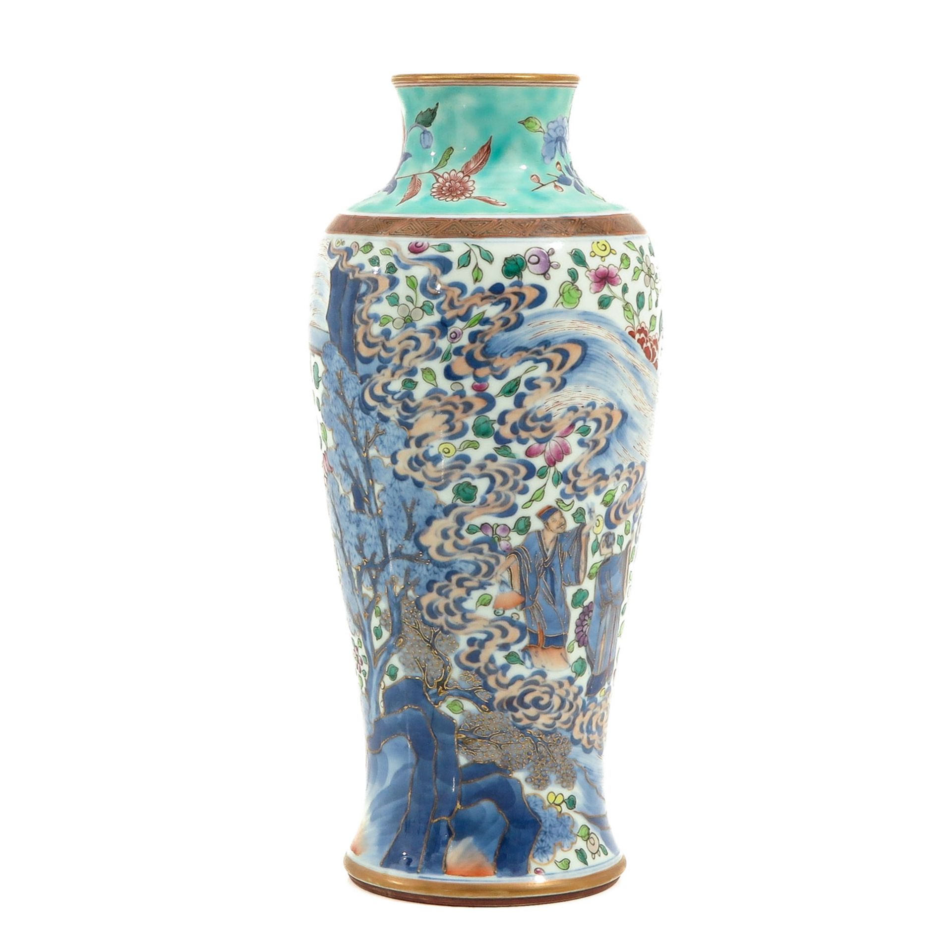 A Famille Rose Vase - Bild 3 aus 10