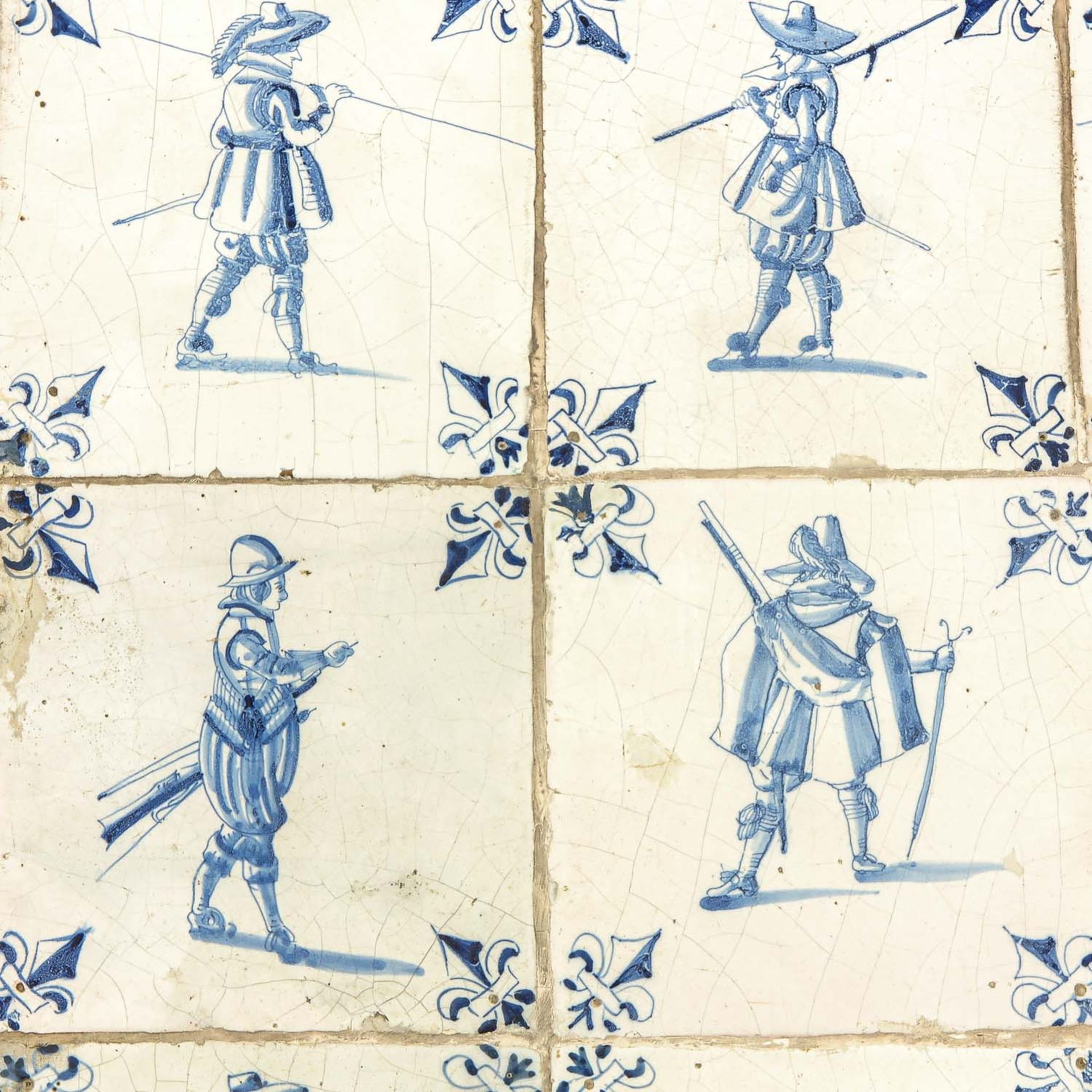 A 17th Century 9 Pas with Dutch Tiles - Image 3 of 6