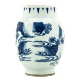 A Blue and White Vase