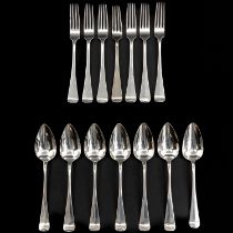 A Collection of 7 Dutch Forks and Spoons