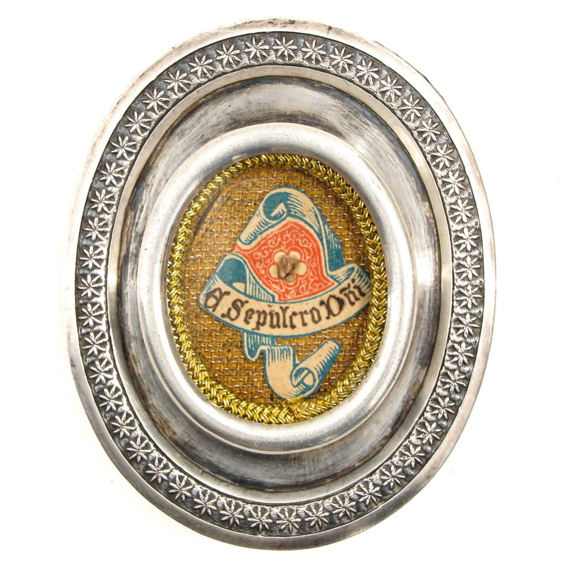 A Silver Relic Holder