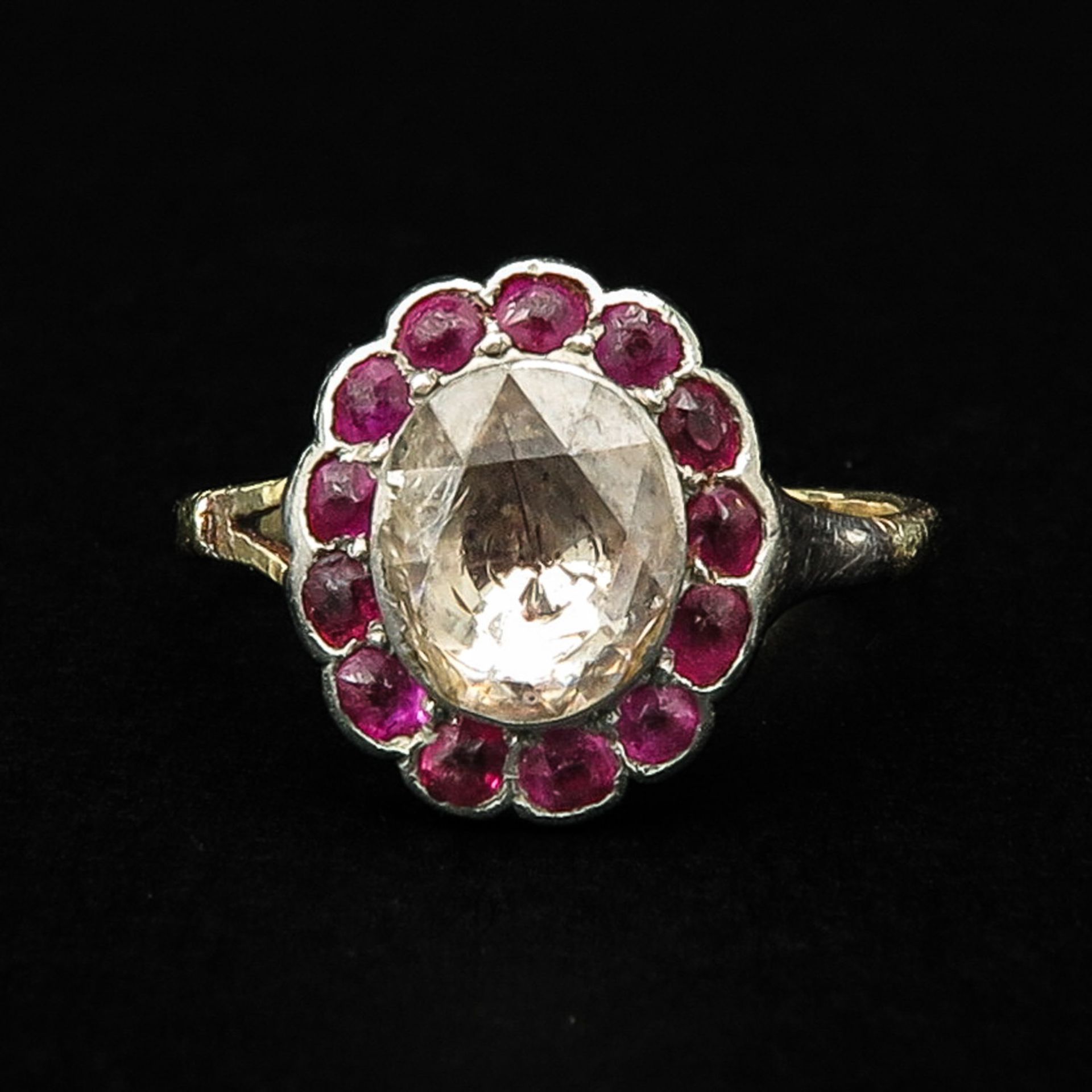 A Ladies Rose Cut Diamond Ring - Image 3 of 3