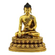 A Gilt Bronze Buddha Sculpture