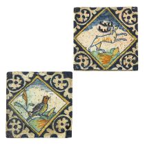 A Lot of 2 Dutch 17th Century Tiles