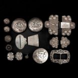 A Collection of Silver Traditional Dutch Accessories