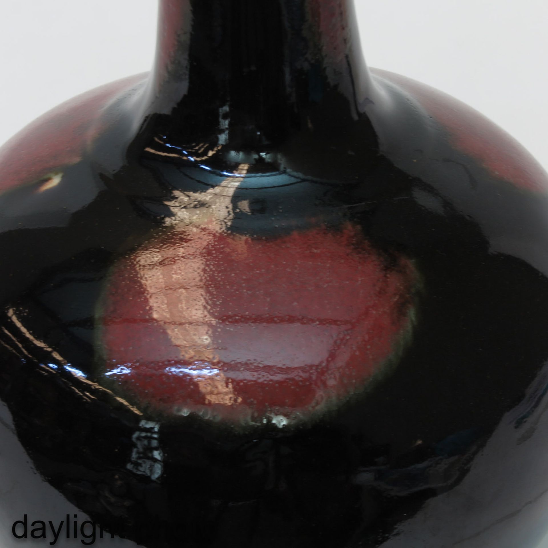 A Flambe Decor Bottle Vase - Image 9 of 9