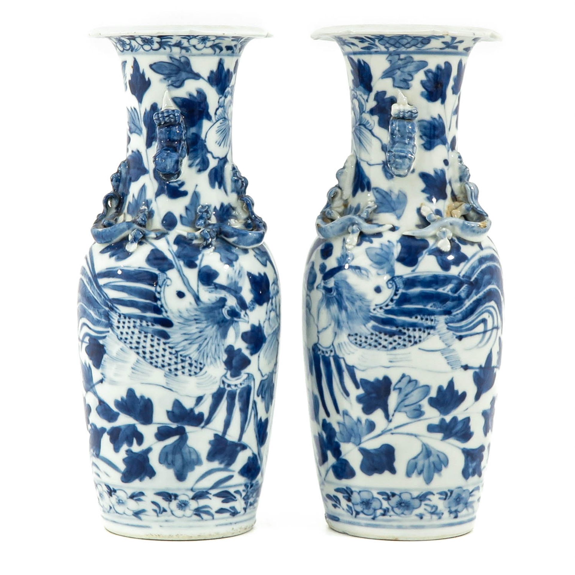 A Pair of Blue and White Vases - Bild 2 aus 10