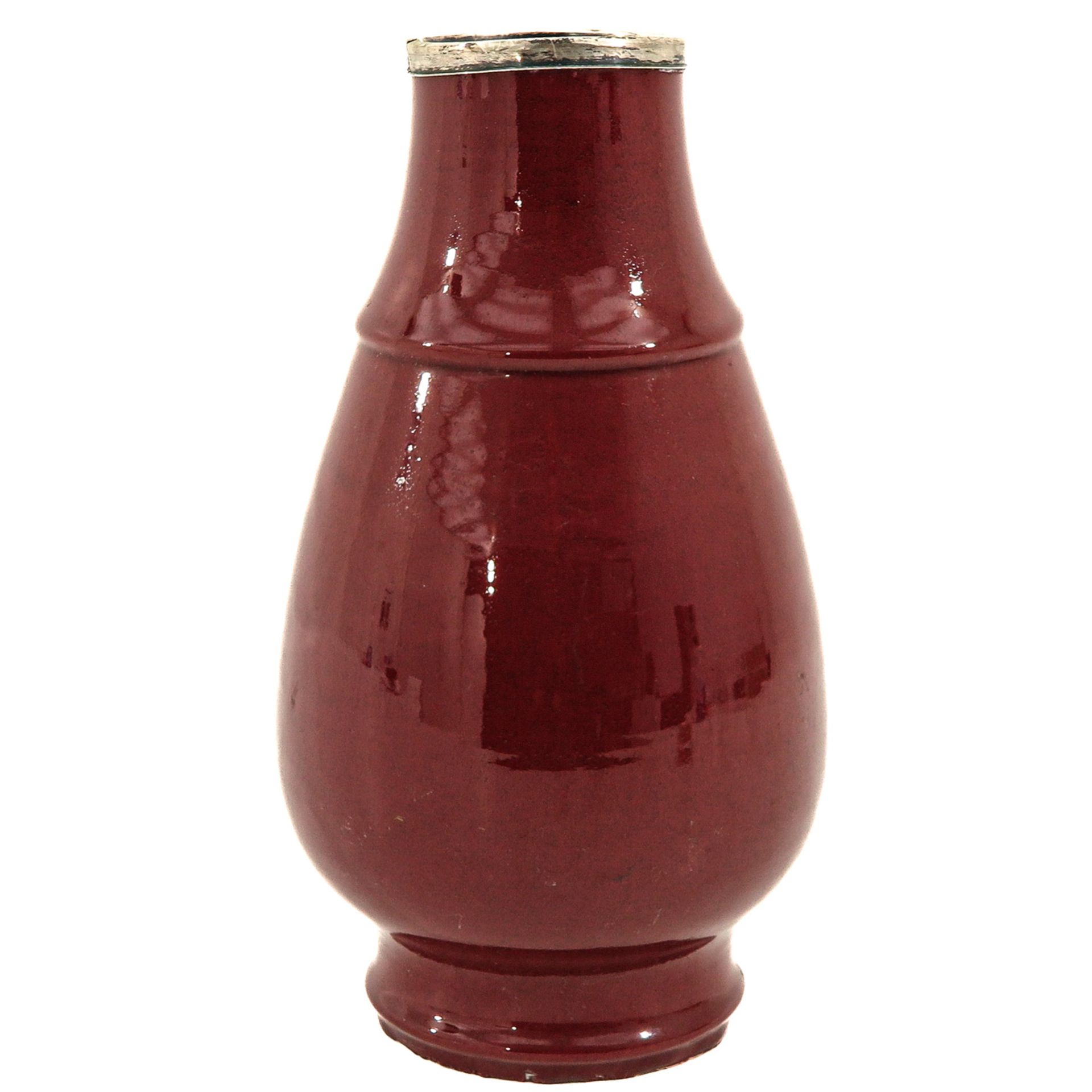 A Sang de Boeuf Vase