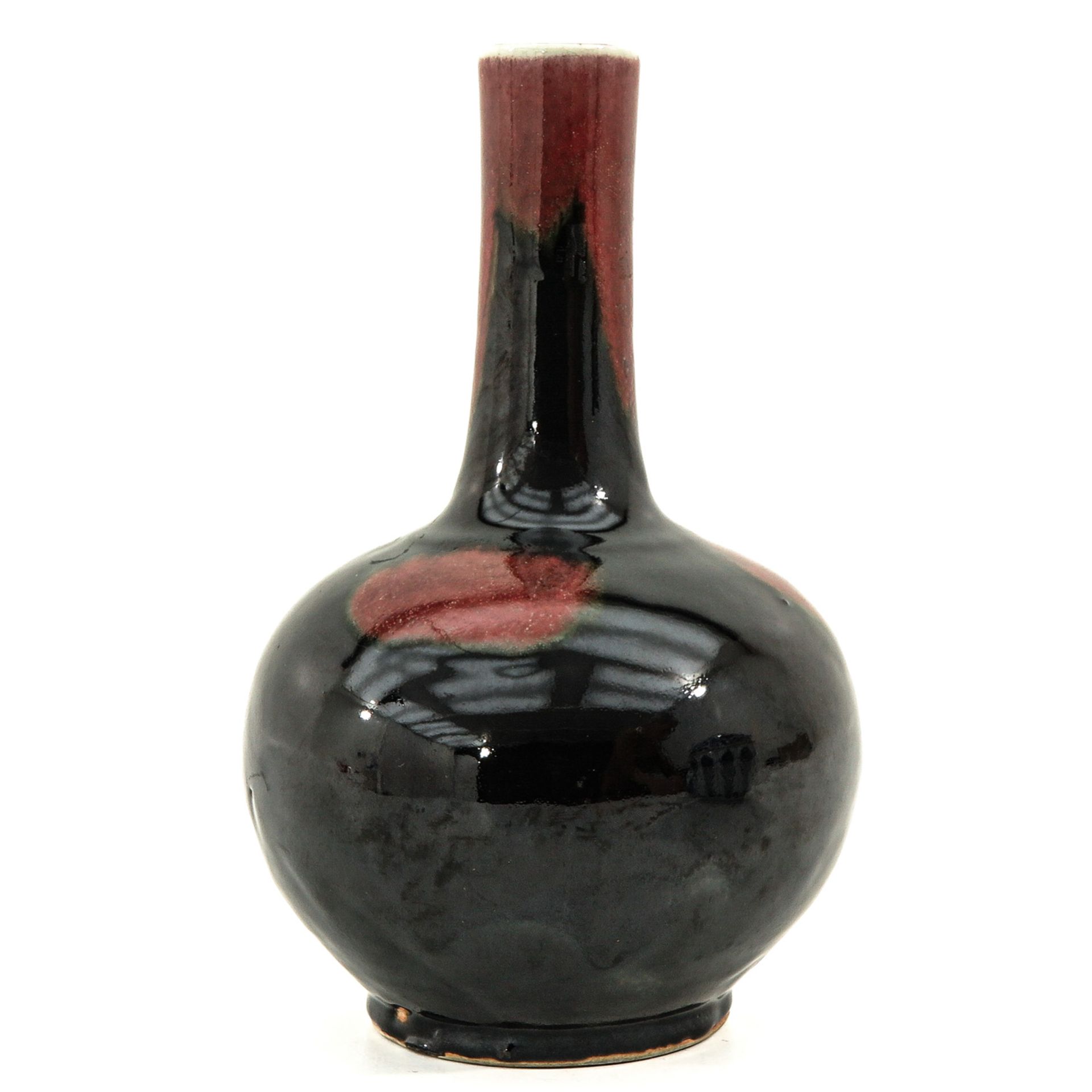 A Flambe Decor Bottle Vase - Image 4 of 9