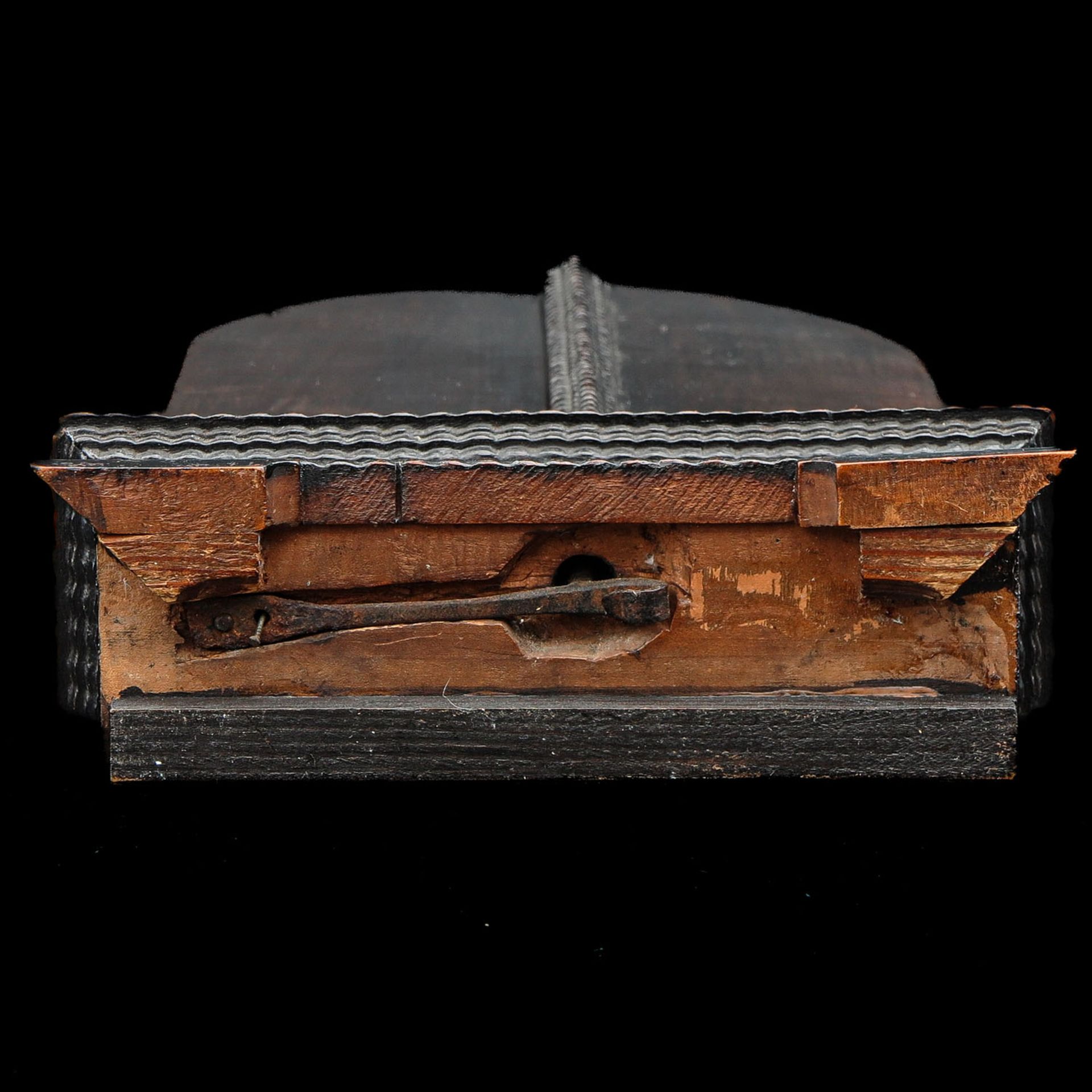 An 18th - 19th Century Ebony Wood Triptych Holding 56 Relics - Image 6 of 10