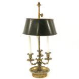 A 19th Century Bronze Table Lamp