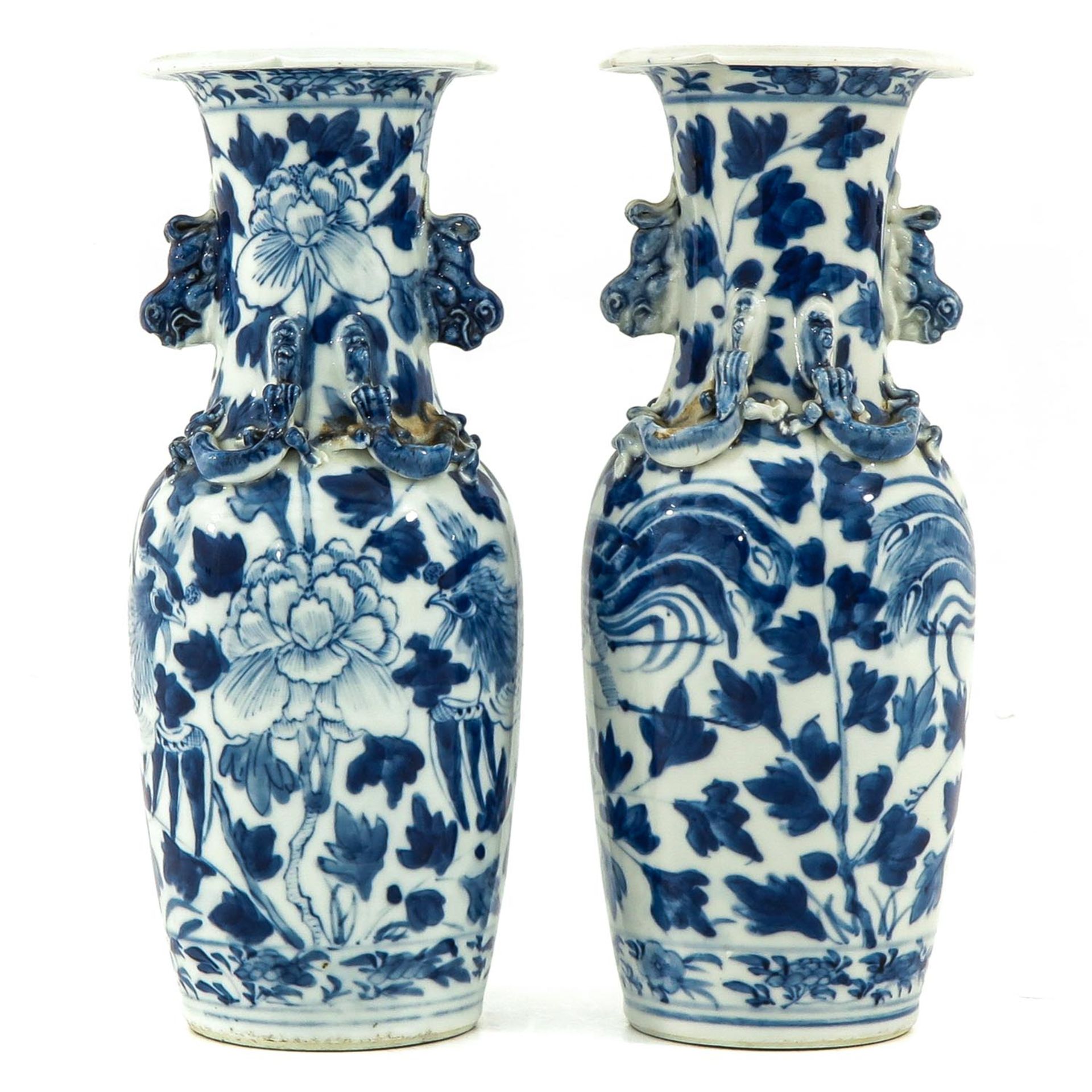 A Pair of Blue and White Vases - Bild 3 aus 10