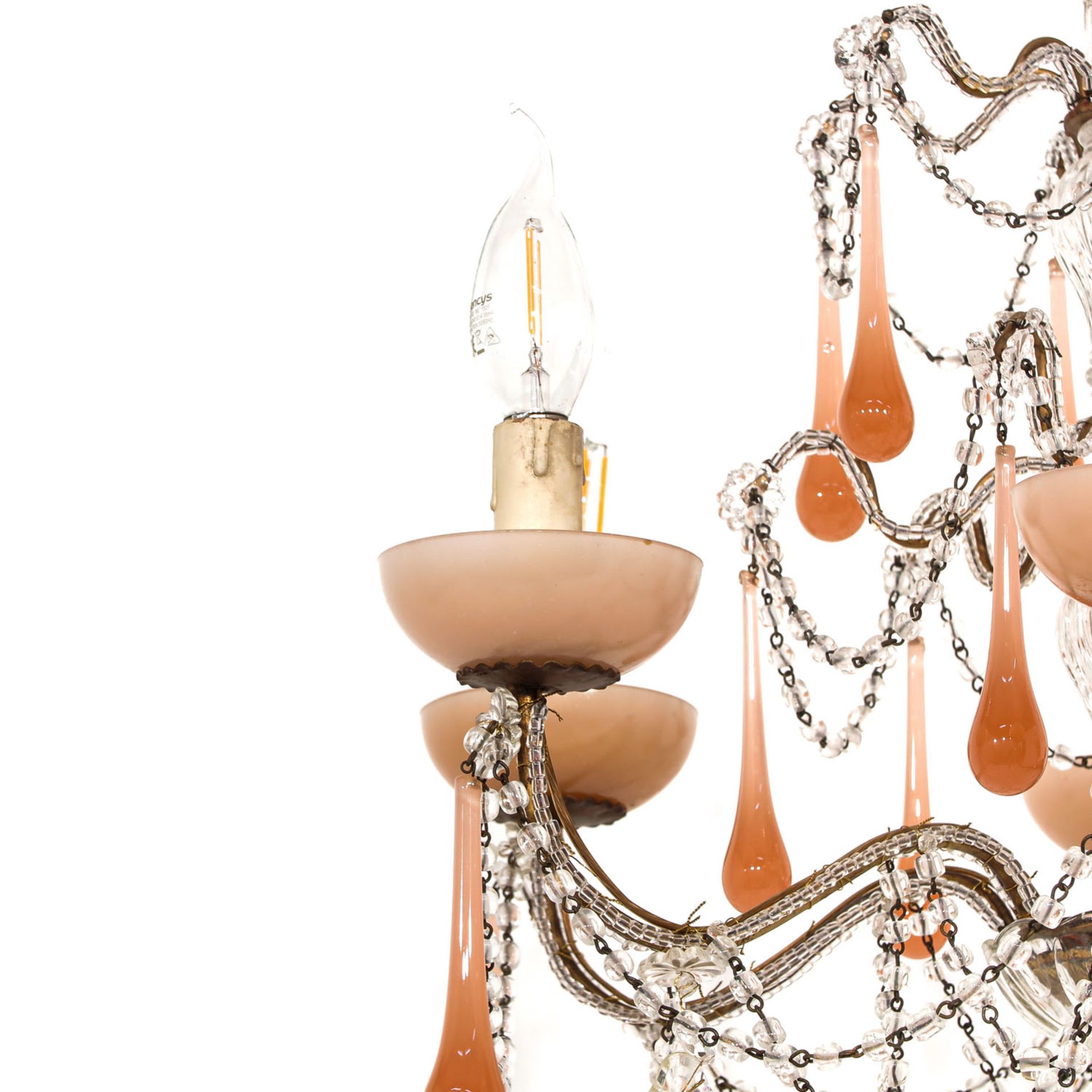 A Italian Murano Glass Hanging Lamp - Image 6 of 8