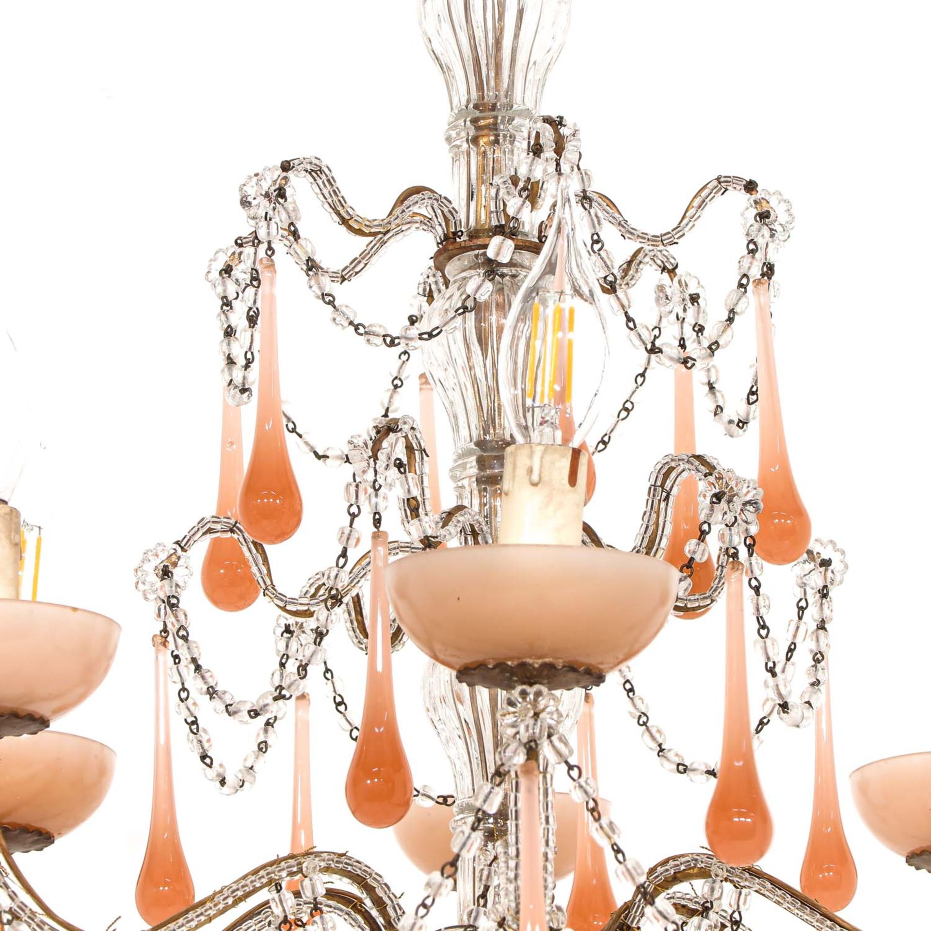 A Italian Murano Glass Hanging Lamp - Image 5 of 8