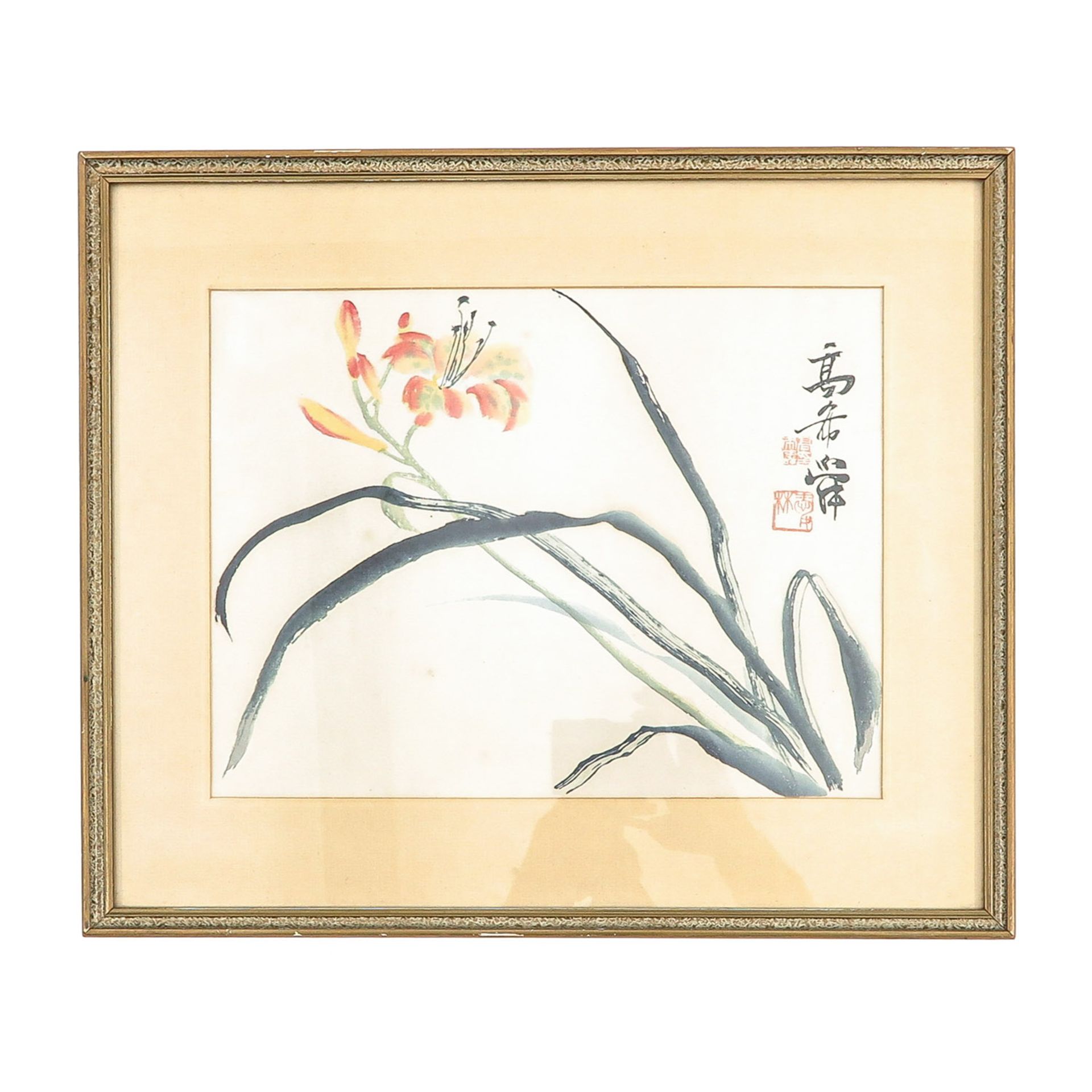 A Framed Chinese Work of Art