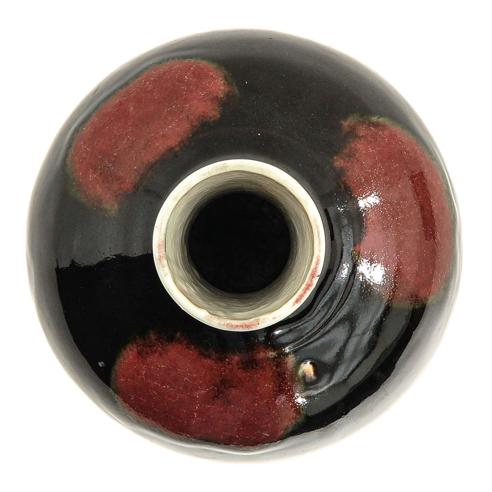 A Flambe Decor Bottle Vase - Image 5 of 9