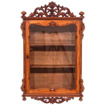 A Mahogany Wall Vitrine