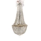 A Crystal Pendant Hanging Lamp