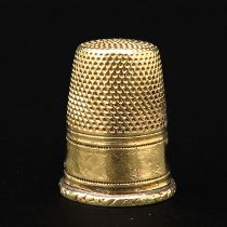 A 19th Century Gold Thimble