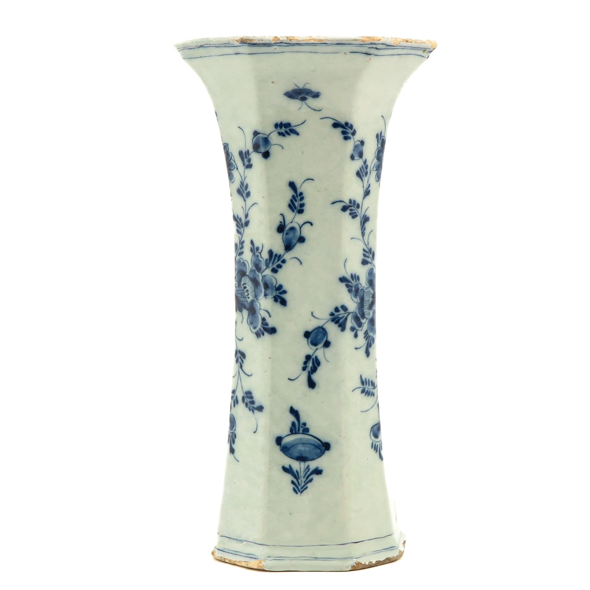 An 18th Century Delft Vase - Image 3 of 8