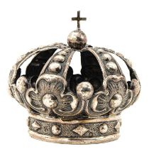 A Silver Crown for Saint Sculpture