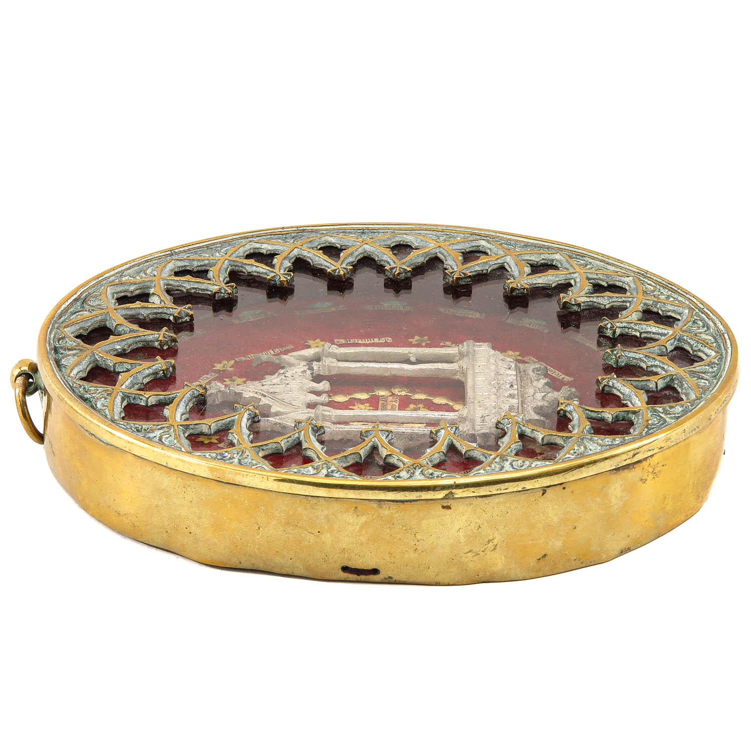 A Copper Relic Holder with 34 Relics - Image 3 of 4