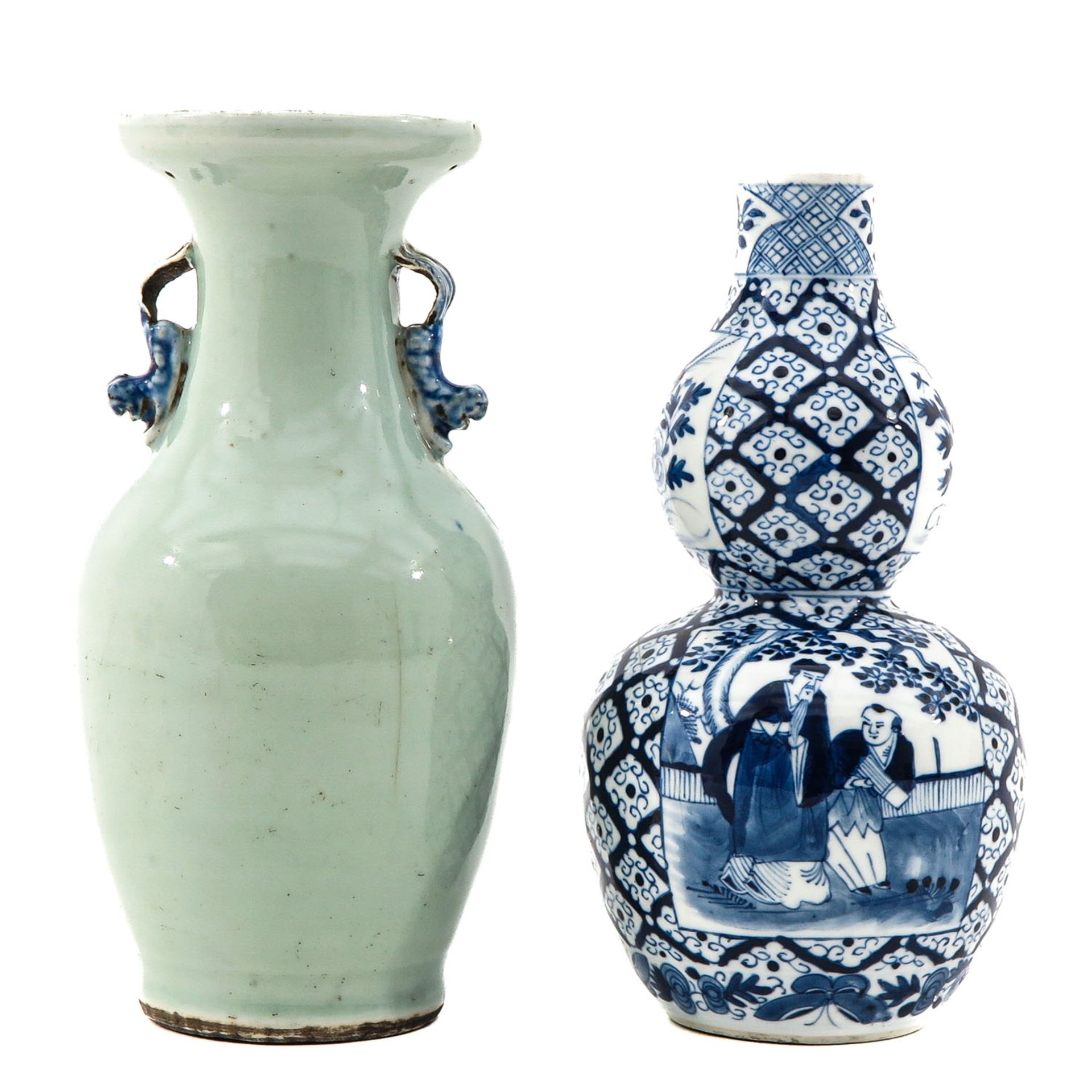 A Lot of 2 Vases - Image 3 of 10