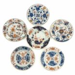 A Collection of 6 Imari Plates