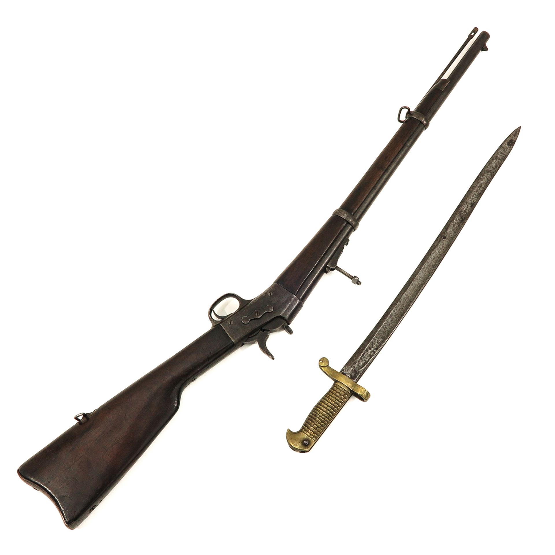 A Remington Carbine with Matching Bayonet - Image 2 of 10