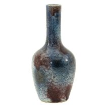 A Purple and Blue Glazed Vase