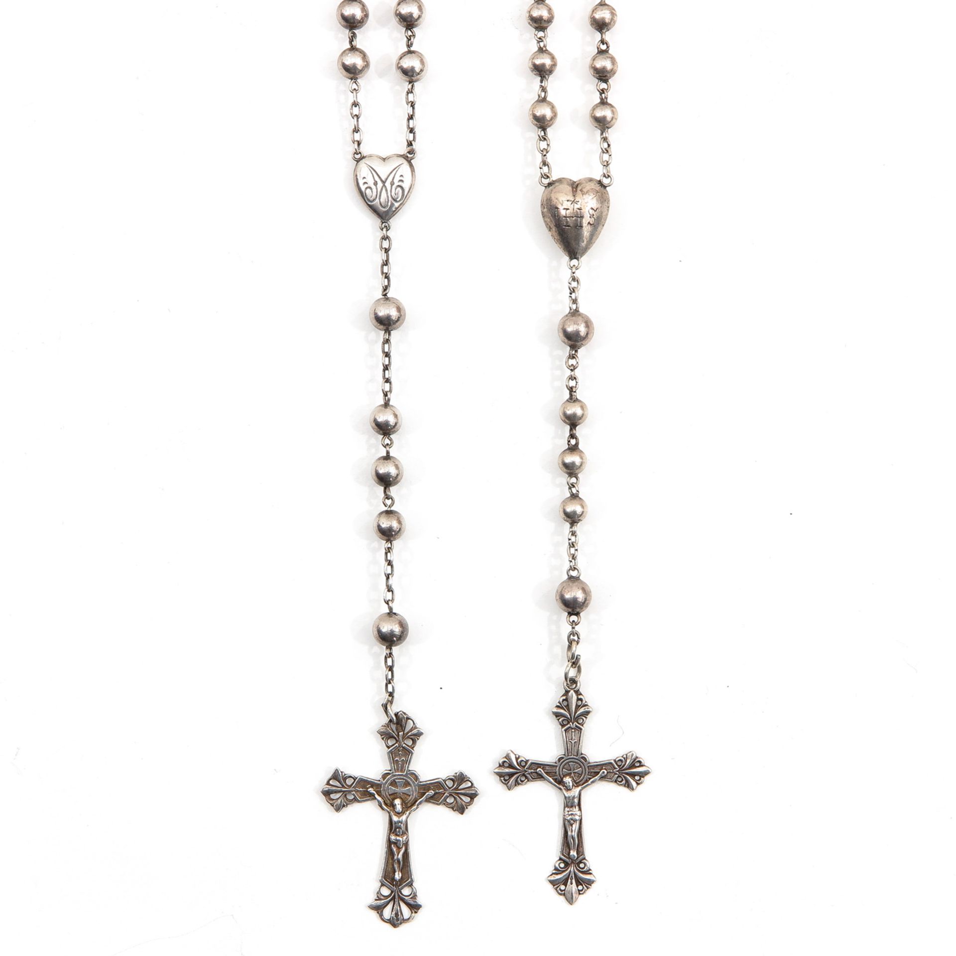 A Collection of 7 Silver Rosaries - Image 4 of 5
