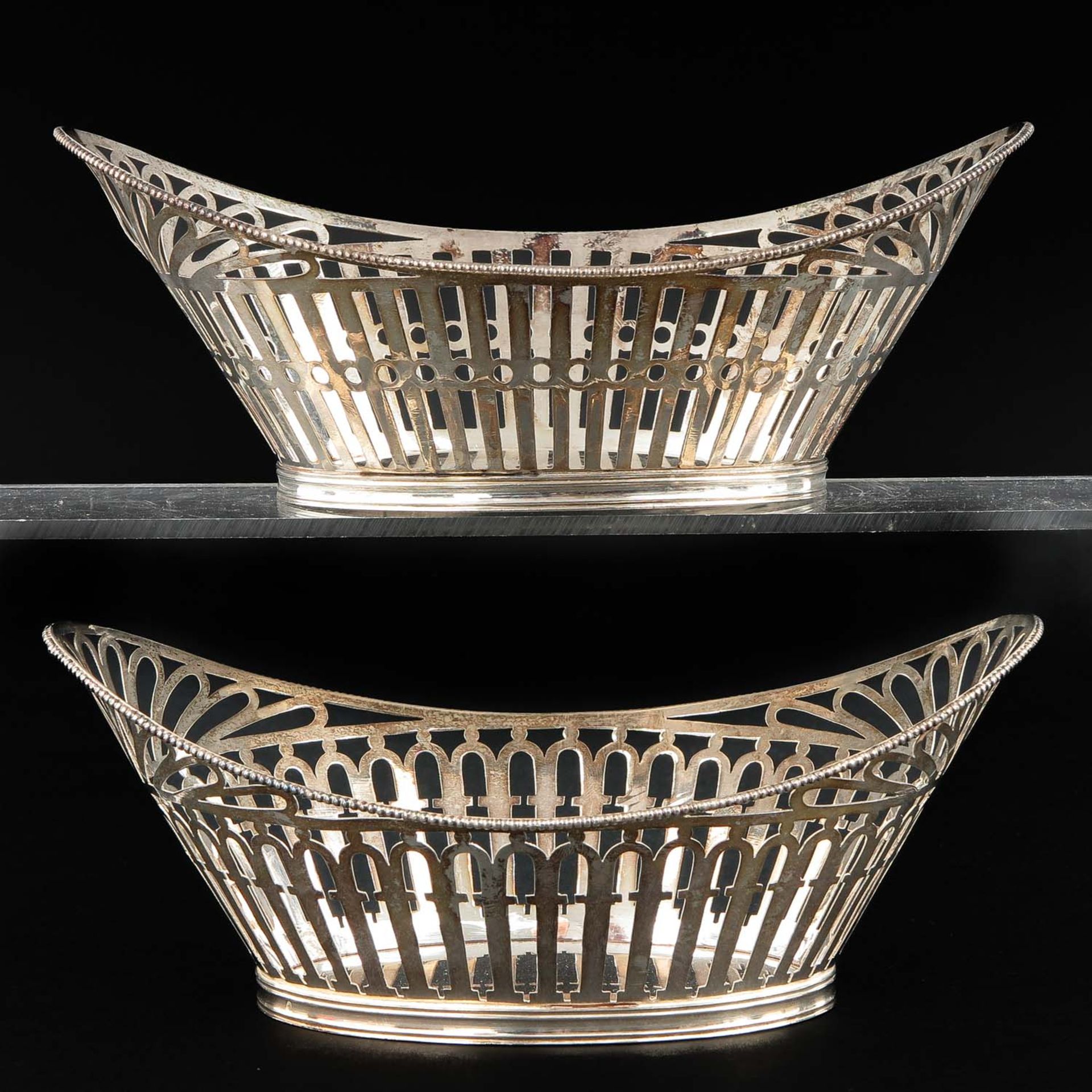 A Pair of Silver Baskets