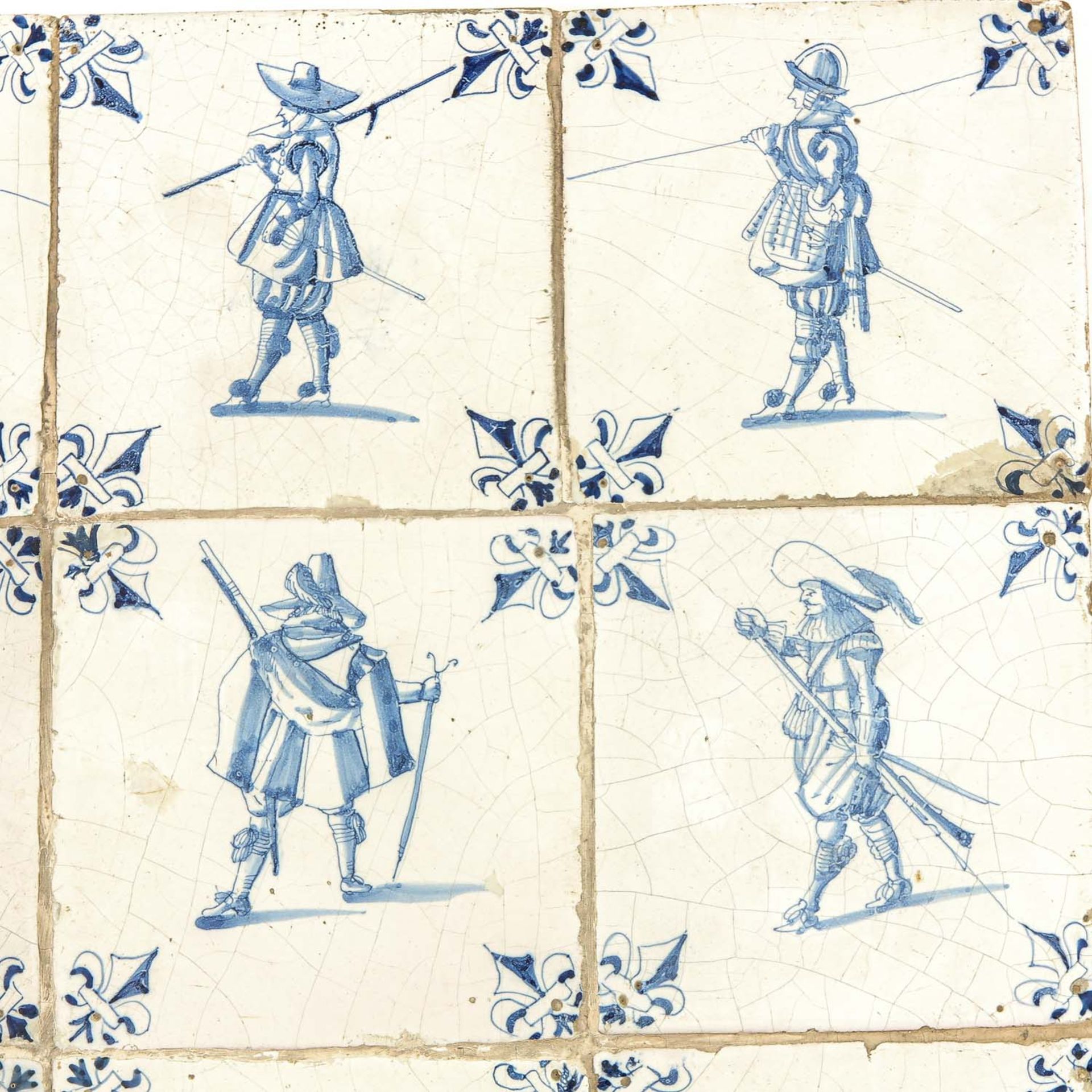 A 17th Century 9 Pas with Dutch Tiles - Bild 4 aus 6