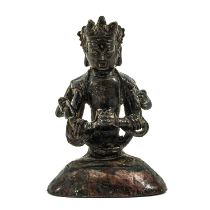 A Bronze Buddha Sculpture