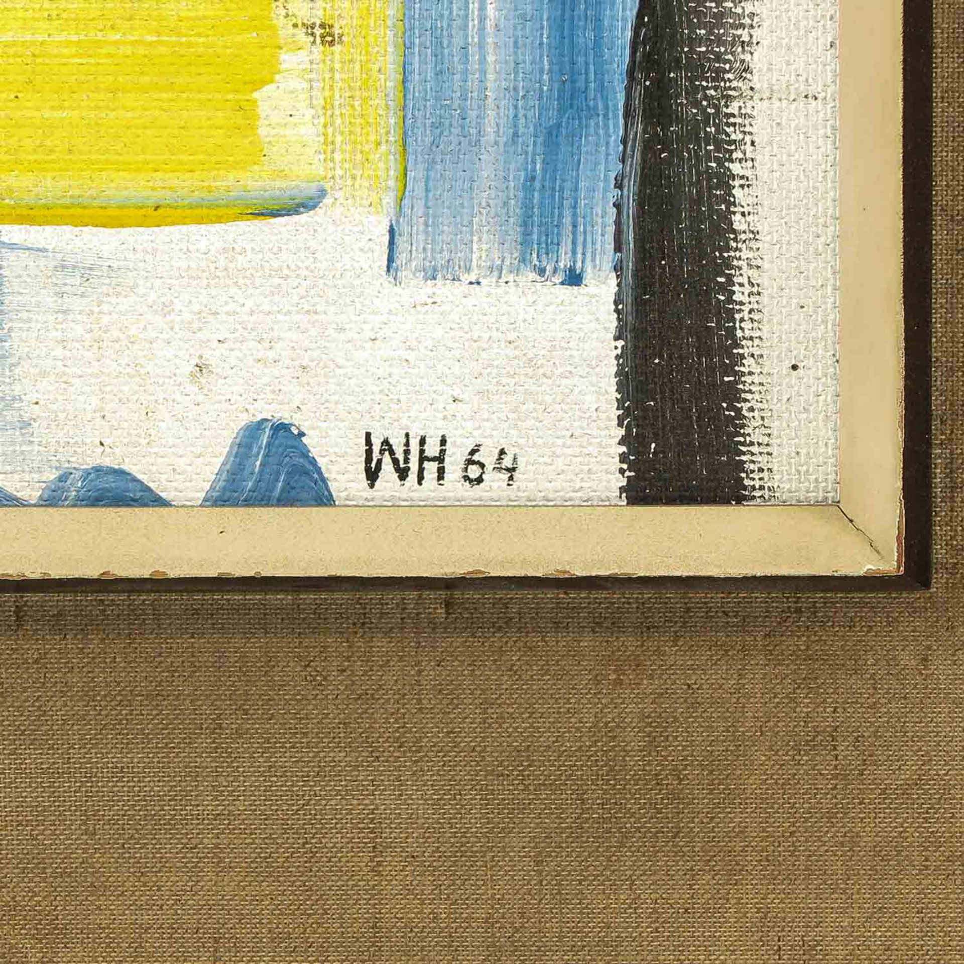 An Oil on Board Monogrammed W.H. - Image 3 of 8