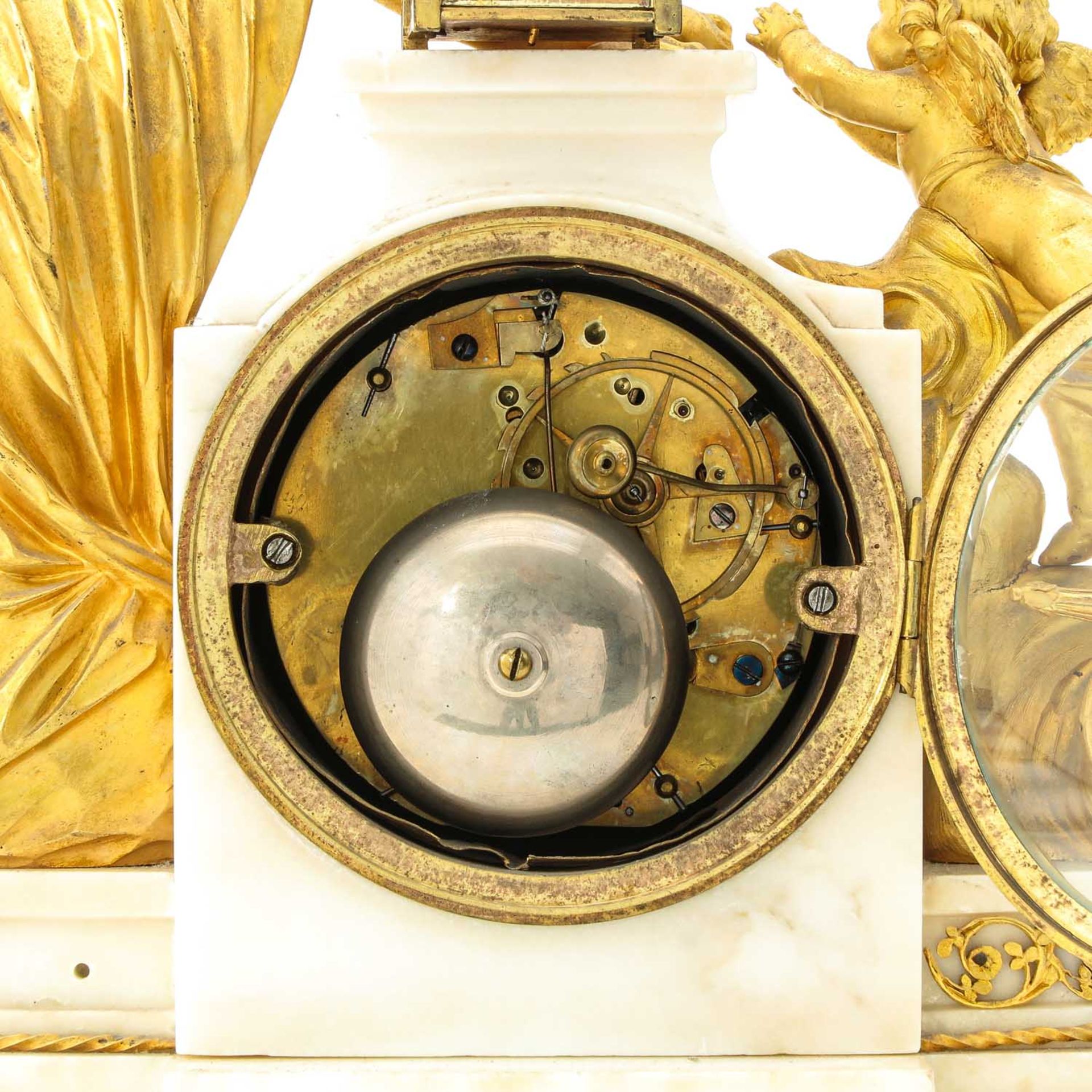 A French Gilded Bronze Pendule Circa 1780 - Image 7 of 9