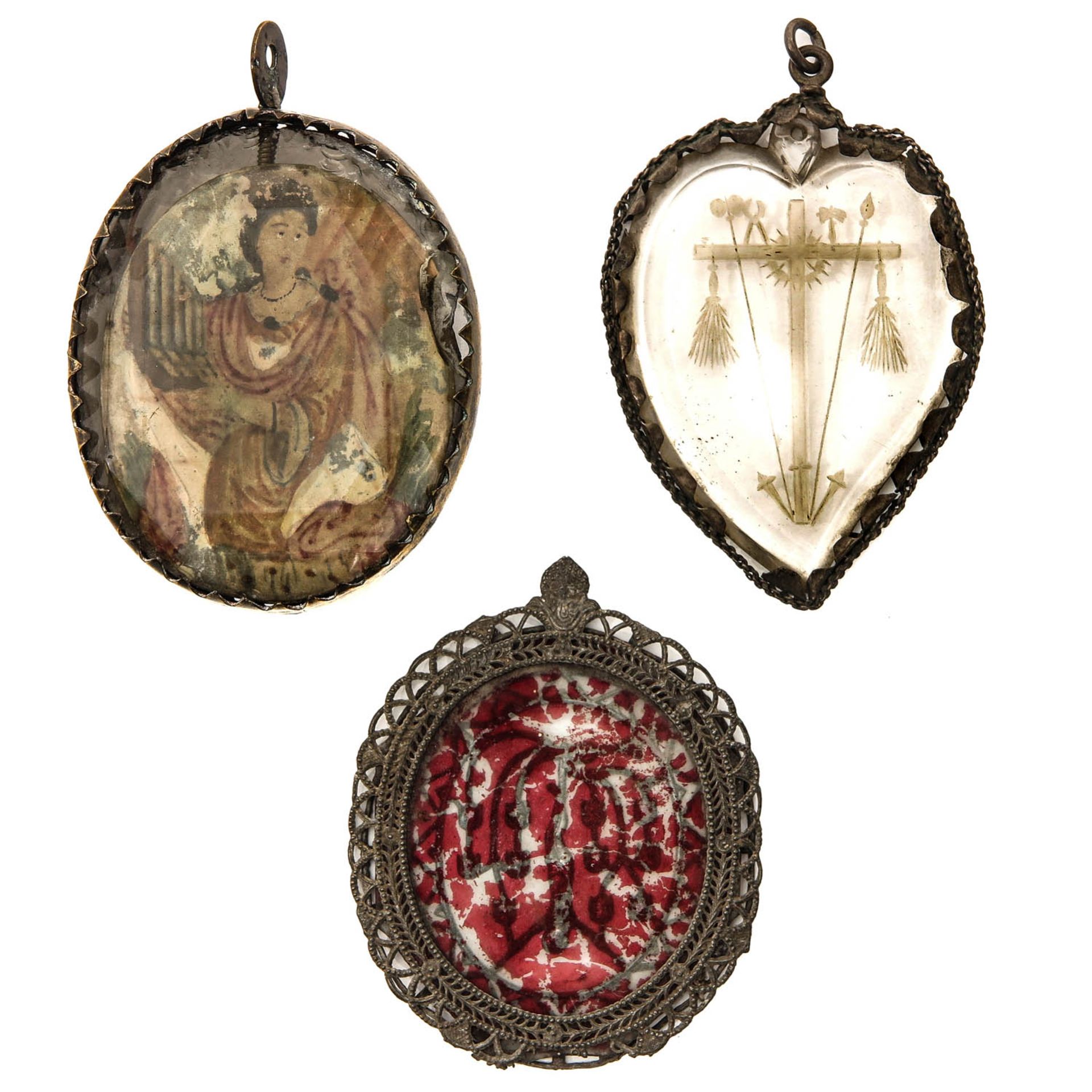 A Collection of 3 Religious Pendants